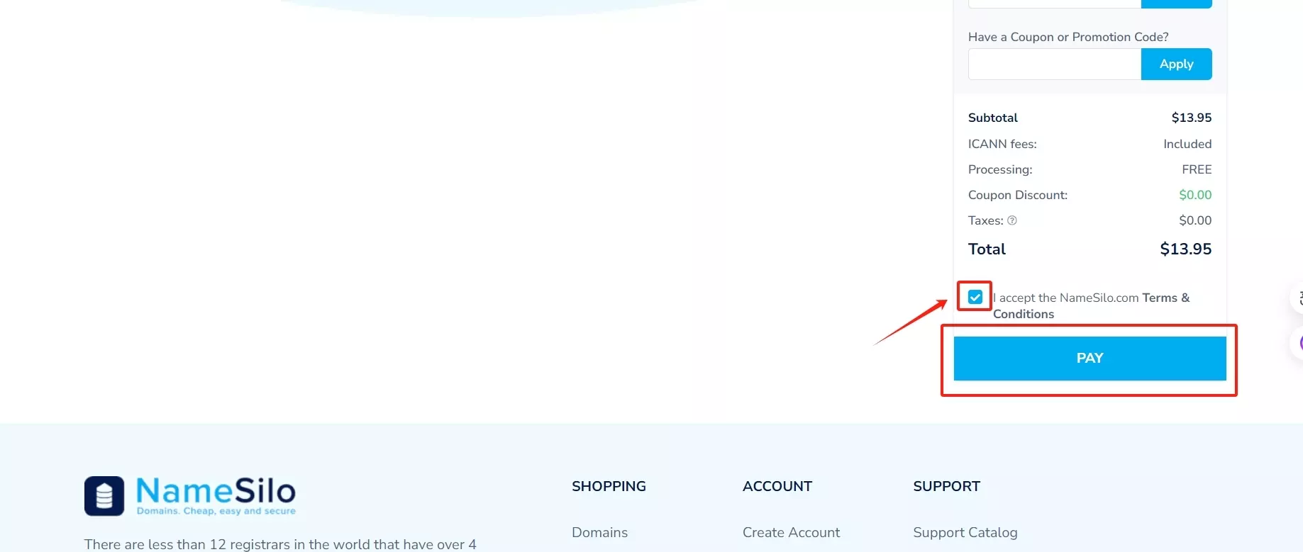 图片[8] - 最新Namesilo注册账号_域名购买教程 - 乐享应用
