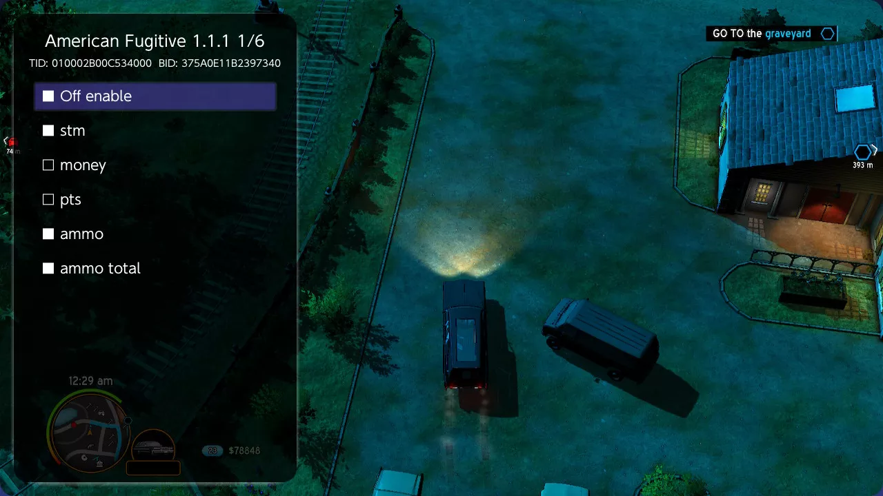 图片[2] - Switch游戏《美国逃亡者》1.1.1金手指 下载 - 乐享应用