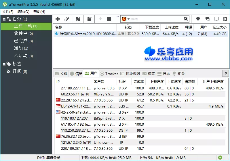 图片[1] - BT下载工具 uTorrent Pro v3.6.0.47142 专业版下载 - 乐享应用