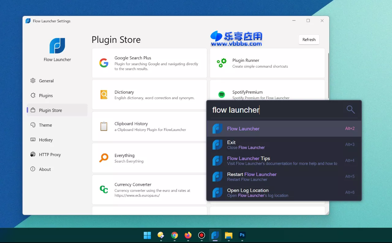 图片[1] - Flow Launcher 搜索启动器 v1.19.2 便携版下载 - 乐享应用