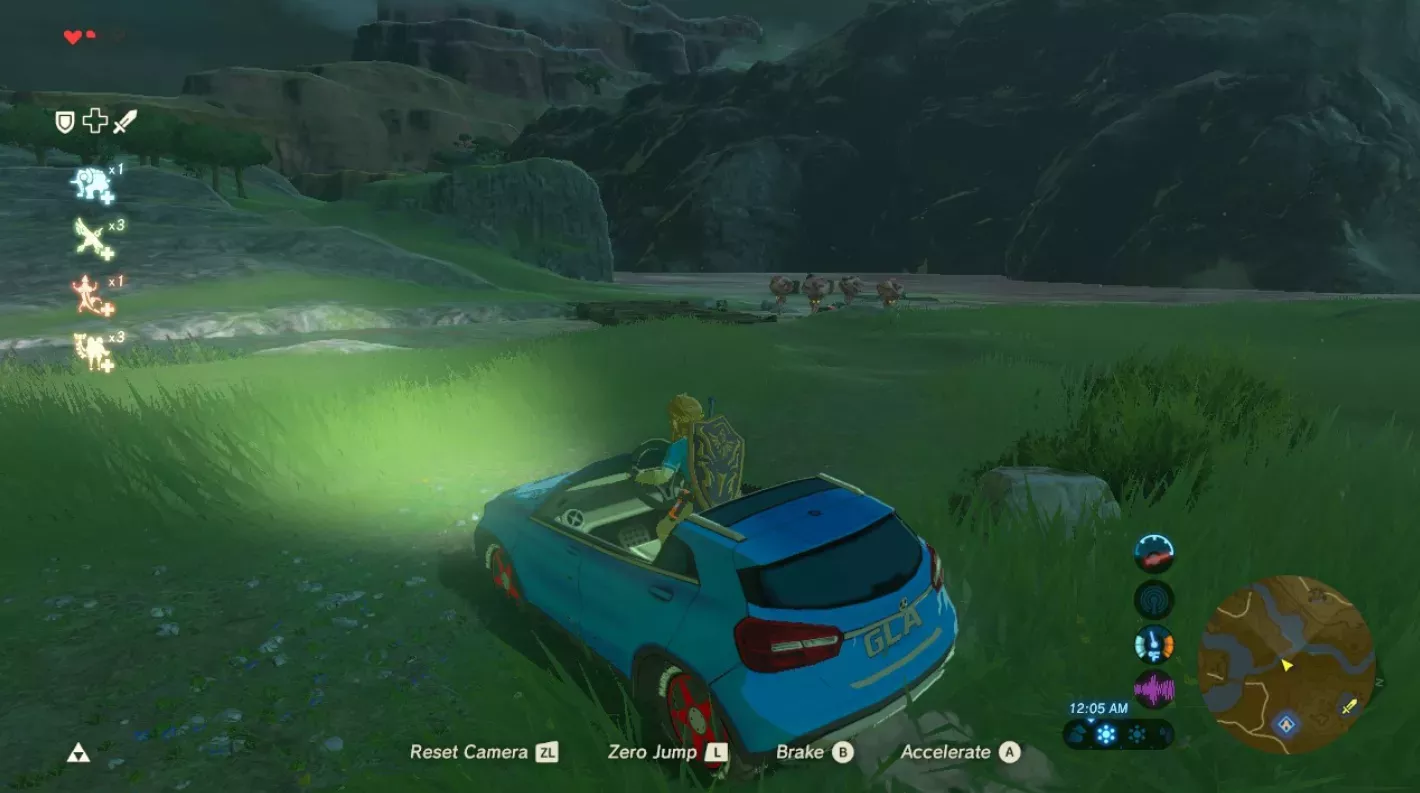 图片[2] - Switch游戏《塞尔达传说 荒野之息》GLA奔驰车 MOD 下载 - 乐享应用