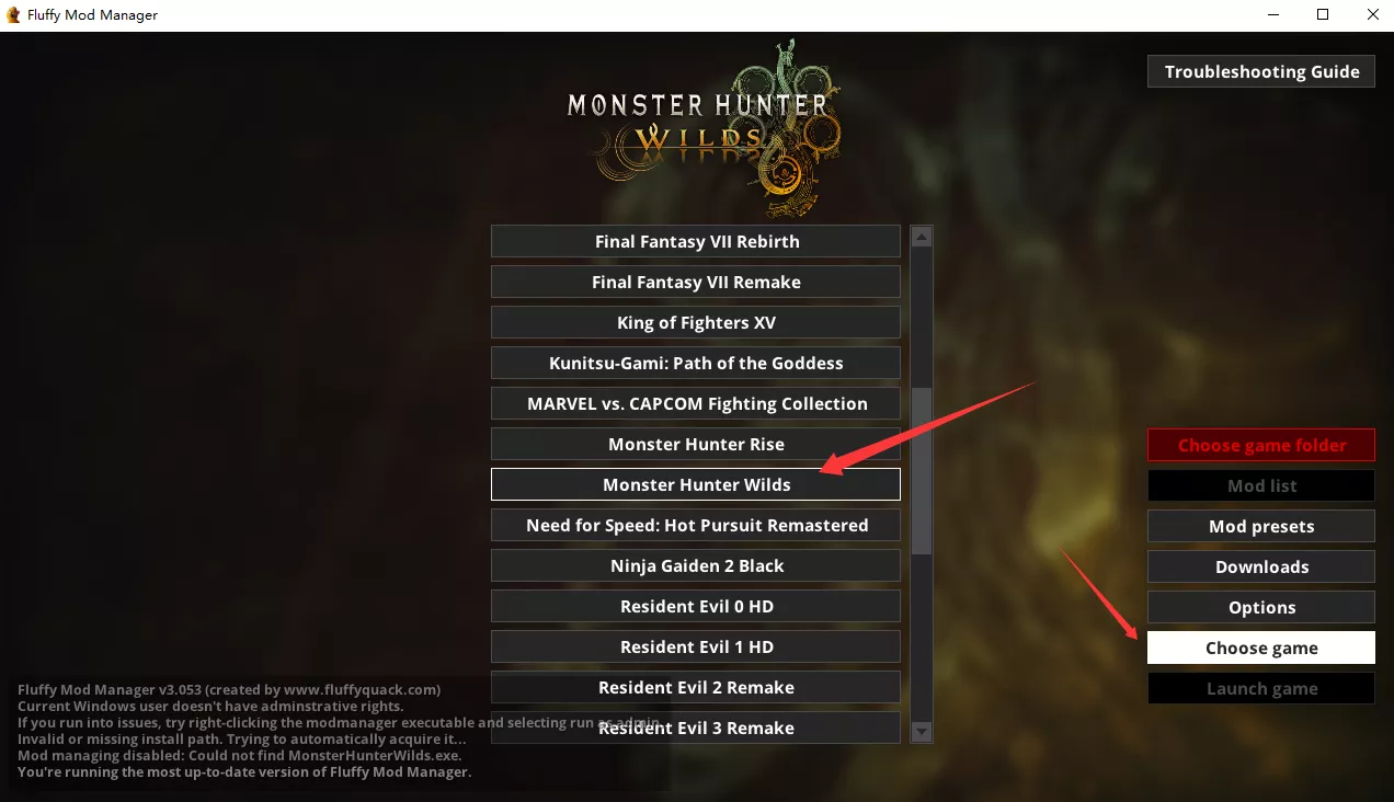 图片[3] - PC游戏《怪物猎人 荒野》FluffyModManager MOD 管理器 - 乐享应用