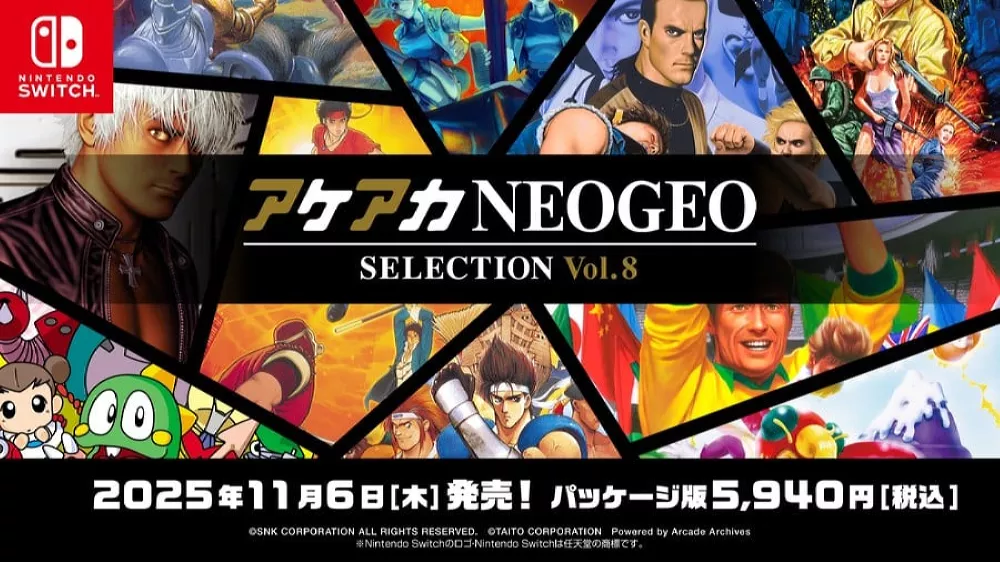 Switch游戏《ACA NEOGEO精选集 Vol.8》XCI下载 - 乐享应用