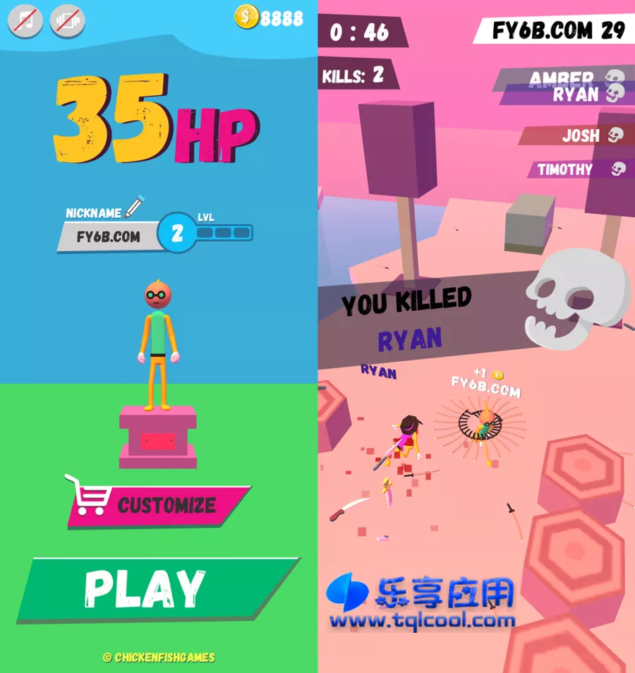 图片[1] - 安卓飞刀大乱斗 999 无限金币版下载 - 乐享应用