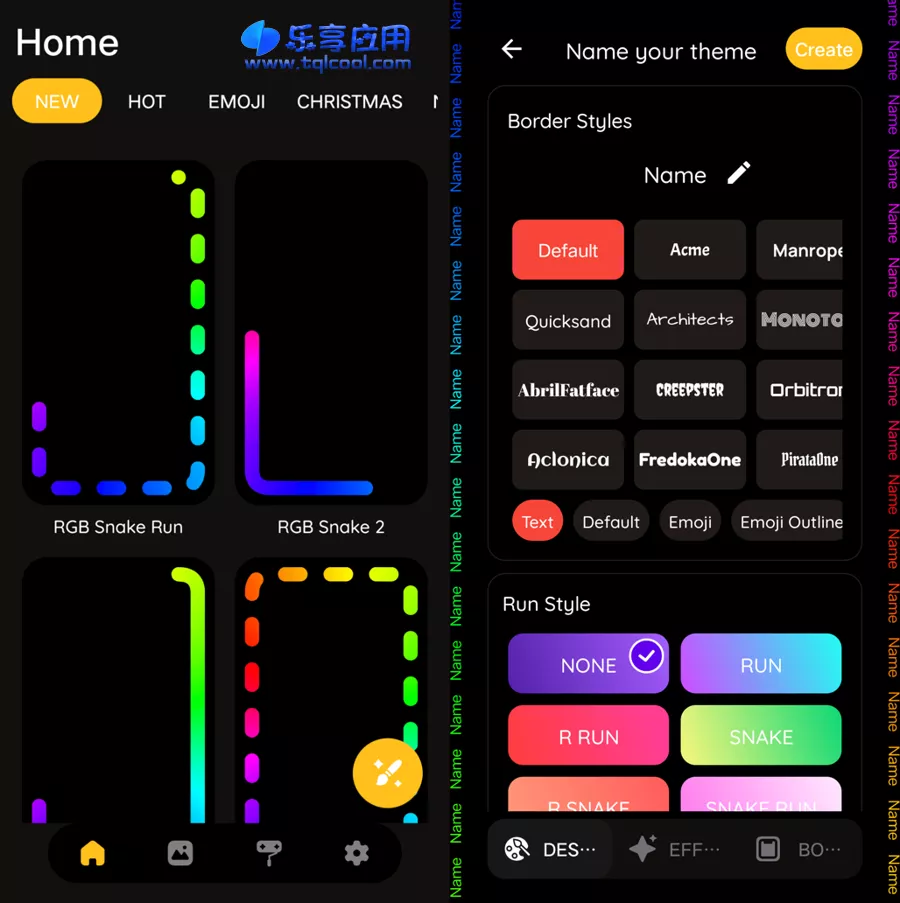 图片[1] - 安卓 Round Light RGB v91 下载 手机流光跑马灯 - 乐享应用